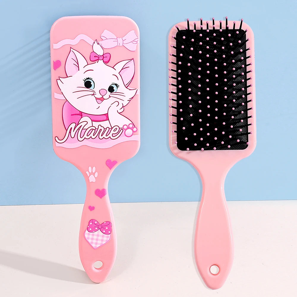 Coffret de pinceaux maquillage Mary Cat en style cartoon, adorables accessoires de maquillage créatifs pour le visage, idéal comme cadeau d’anniversaire ou de fête pour les petites filles.