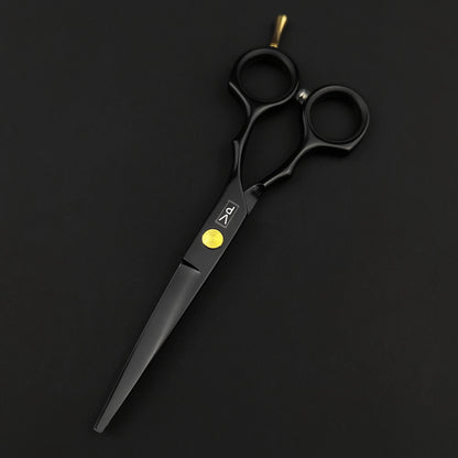 ✂️ Ensemble de ciseaux de coiffure professionnels 5,5" en acier inoxydable 440C — ciseaux de coupe et de désépaississement pour salon de coiffure