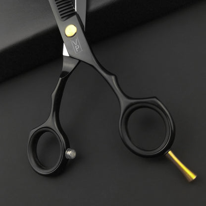 ✂️ Ensemble de ciseaux de coiffure professionnels 5,5" en acier inoxydable 440C — ciseaux de coupe et de désépaississement pour salon de coiffure