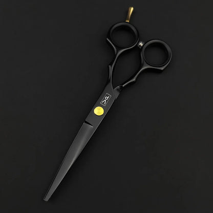 ✂️ Ensemble de ciseaux de coiffure professionnels 5,5" en acier inoxydable 440C — ciseaux de coupe et de désépaississement pour salon de coiffure