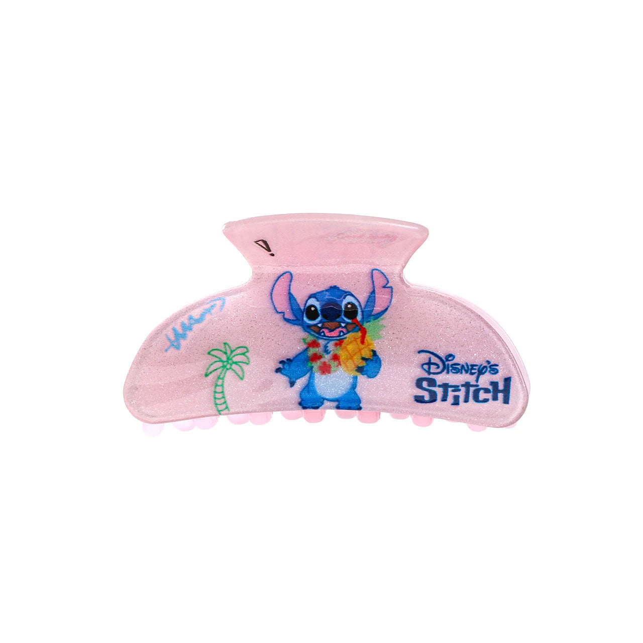1PC/6PCS Pince à cheveux acrylique Disney Stitch pour fille, barrette cousue en forme de requin, accessoire de cheveux Stitch.