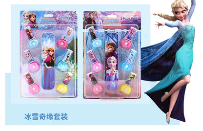 🎀 Coffret de Vernis à Ongles Enfants Disney Frozen ❄️ Set de jeu magique avec vernis à ongles inspiré de La Reine des Neiges, Blanche-Neige et Sofia ! 👑 Parfait comme cadeau d’anniversaire pour les petites princesses. 💅✨