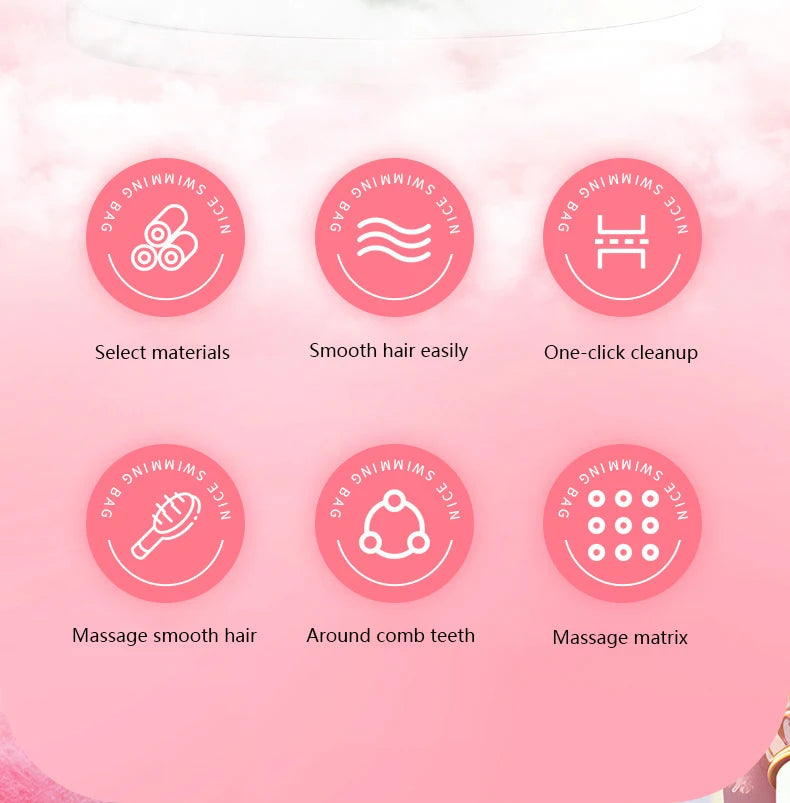 brosse magique télescopique CALIYI – Brosse à cheveux portable anti-statique, ne colle pas aux cheveux, idéale pour un coiffage volumineux ✨💆‍♀️