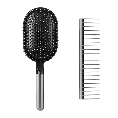 Nouvelle brosse à cheveux pour femmes 👩‍🦱✨ Brosse à coussin d’air pour massage du cuir chevelu, idéale pour démêler les cheveux mouillés ou bouclés 💆‍♀️ Parfaite pour le coiffage et le lissage en salon ou à la maison 💖
