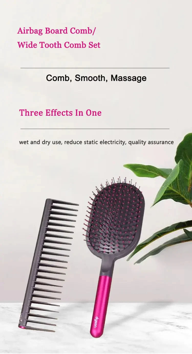 Nouvelle brosse à cheveux pour femmes 👩‍🦱✨ Brosse à coussin d’air pour massage du cuir chevelu, idéale pour démêler les cheveux mouillés ou bouclés 💆‍♀️ Parfaite pour le coiffage et le lissage en salon ou à la maison 💖