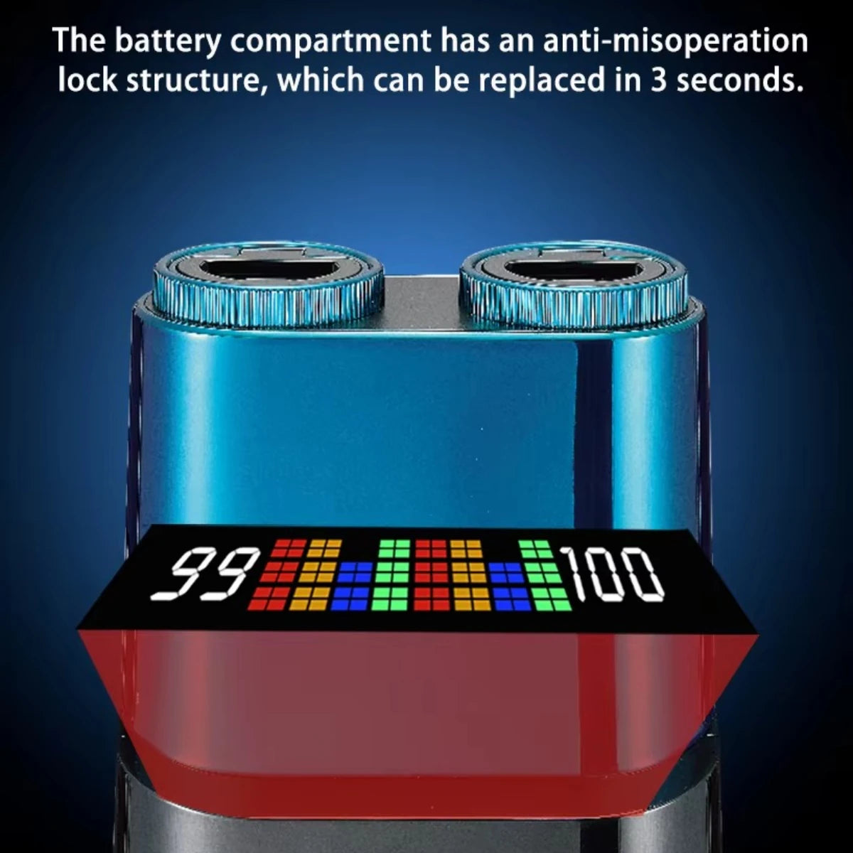 Tondeuse Kemei Professionnelle – Tondeuse rechargeable pour cheveux et barbe 0 mm, sans fil, modèle KM-8559