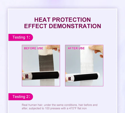 PURC Heat Protection Spray Smoothing Anti Frizz Dry Hair Scalp Treatment Hair Care Products for Women
