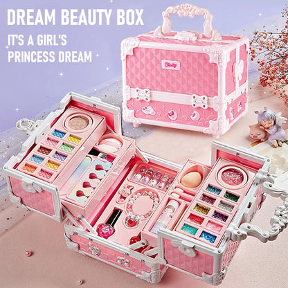 Kit maquillage enfants 49 pcs 👧💄 Maquillage lavable + malette 🎀✨ Parfait cadeau d’anniversaire 🎁