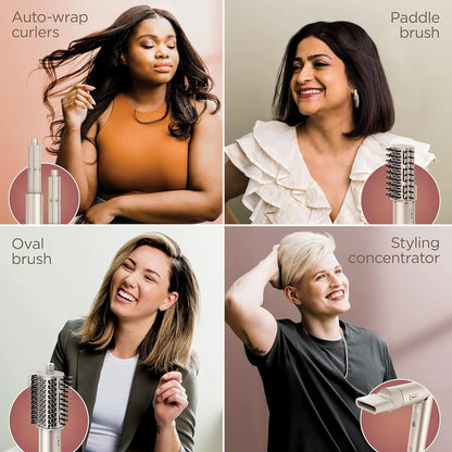 Sèche-cheveux et styler Shark FlexStyle HD430 💨✨ Système ionique négatif – brosse puissante & multi-styler avec boucleurs auto-enroulants pour un coiffage rapide et soyeux.