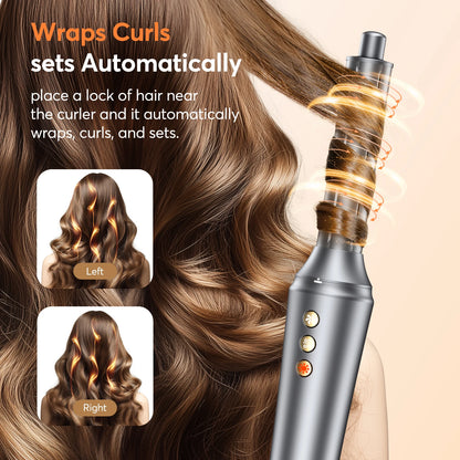 5-in-1 Hair Dryer 160000 rpm High-Speed Hair Styler for Quick Drying Multi Hair Styler with Automatic Air Curling Iron for women