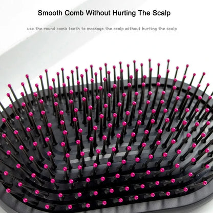 Nouvelle brosse à cheveux pour femmes 👩‍🦱✨ Brosse à coussin d’air pour massage du cuir chevelu, idéale pour démêler les cheveux mouillés ou bouclés 💆‍♀️ Parfaite pour le coiffage et le lissage en salon ou à la maison 💖