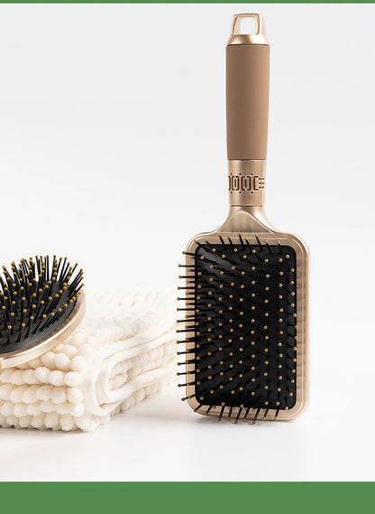 Brosse à cheveux CALIYI à coussin d’air 💆‍♀️ Brosse de massage du cuir chevelu – Démêlante, antistatique et idéale pour le salon ou le SPA ✨ Forme ovale et ronde, parfaite pour un coiffage doux et sans frisottis 💖