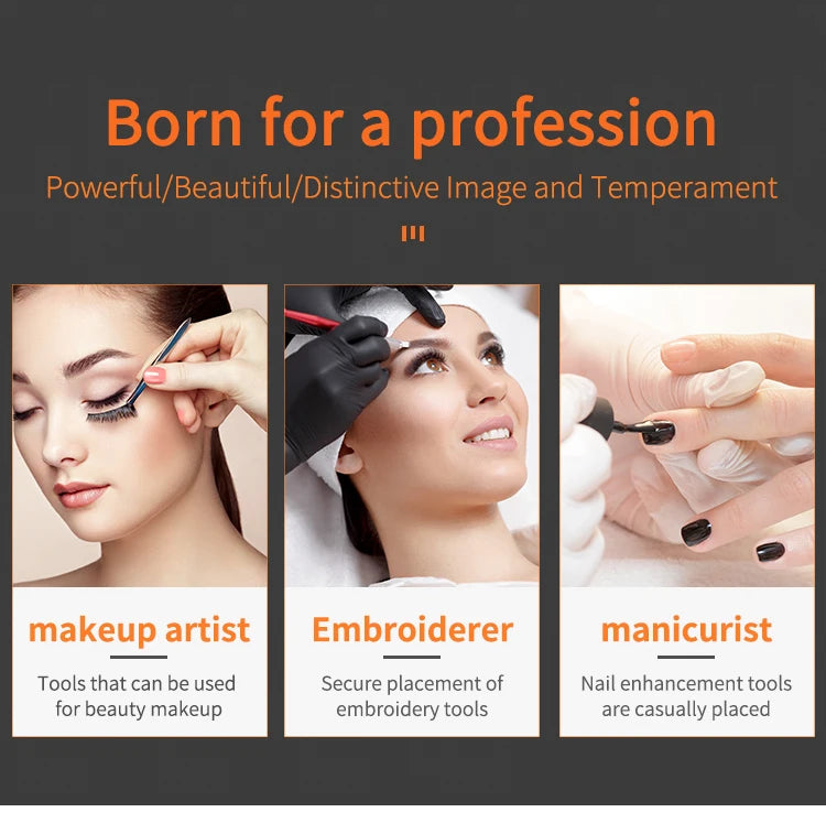 Malette de maquillage en alliage d’aluminium, idéale pour ranger les outils de pédicure. Boîte cosmétique portable avec poignée, parfaite pour organiser et transporter votre maquillage.