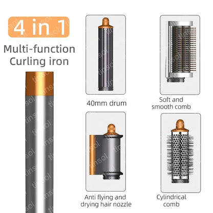 ✨ Ensemble de coiffure 6-en-1 ✨ Sèche-cheveux multifonction avec fers à boucler, lisseur et brosse soufflante — pour un résultat digne d’un salon, directement à la maison 💁‍♀️💨