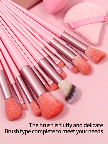 Kit complet beauté 29 pièces ✨ Inclut 13 pinceaux maquillage, 12 éponges, une brosse nettoyante visage, un serre-tête et des poignets anti-gouttes 💖💄🧽🧖‍♀️