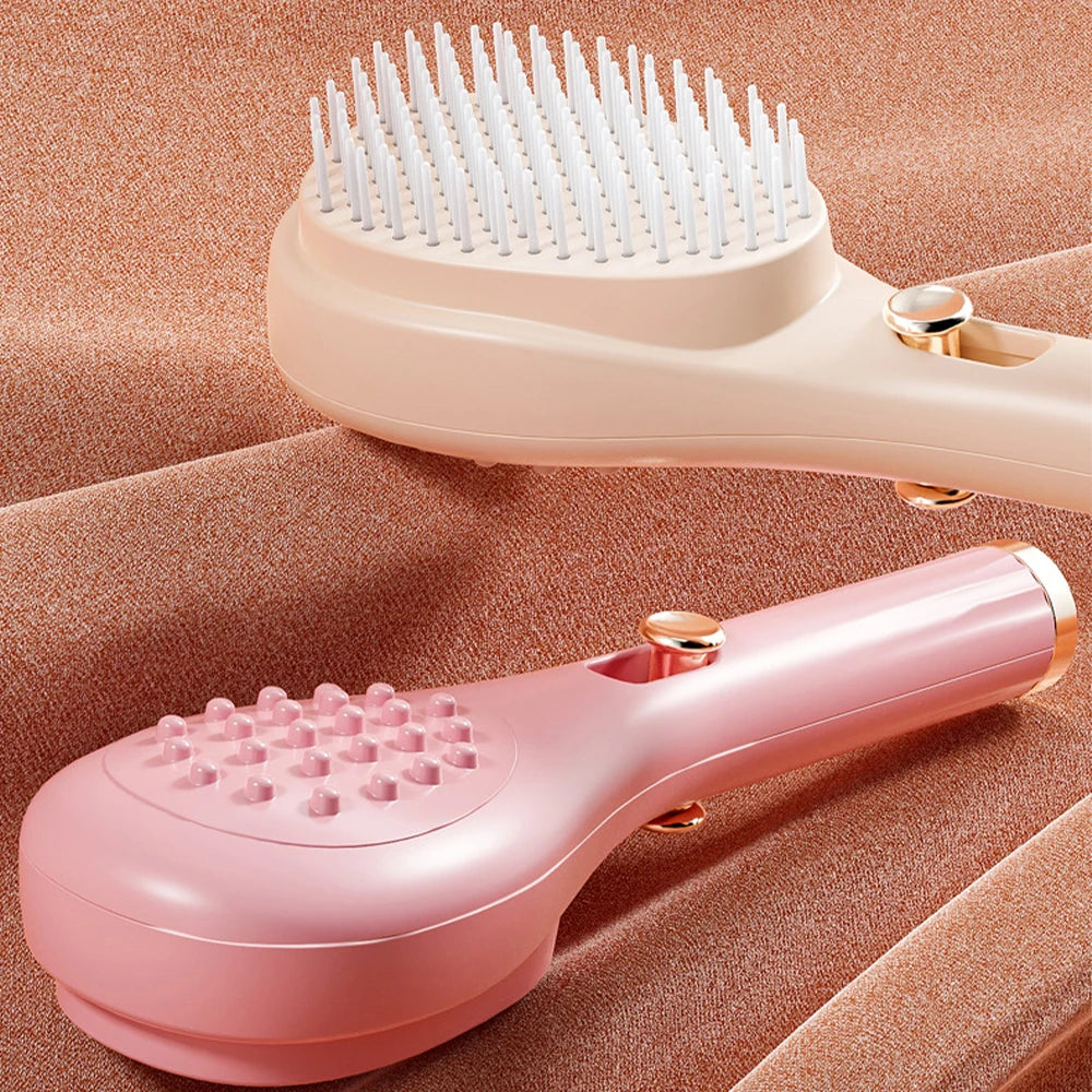 brosse magique télescopique CALIYI – Brosse à cheveux portable anti-statique, ne colle pas aux cheveux, idéale pour un coiffage volumineux ✨💆‍♀️