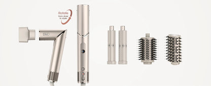 Sèche-cheveux et styler Shark FlexStyle HD430 💨✨ Système ionique négatif – brosse puissante & multi-styler avec boucleurs auto-enroulants pour un coiffage rapide et soyeux.