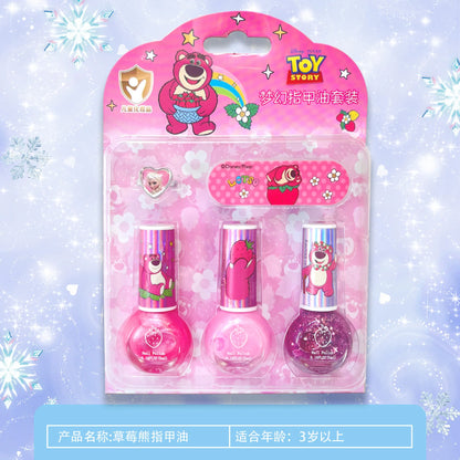 🎀 Coffret de Vernis à Ongles Enfants Disney Frozen ❄️ Set de jeu magique avec vernis à ongles inspiré de La Reine des Neiges, Blanche-Neige et Sofia ! 👑 Parfait comme cadeau d’anniversaire pour les petites princesses. 💅✨