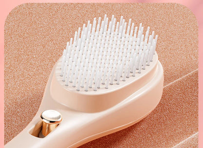 brosse magique télescopique CALIYI – Brosse à cheveux portable anti-statique, ne colle pas aux cheveux, idéale pour un coiffage volumineux ✨💆‍♀️