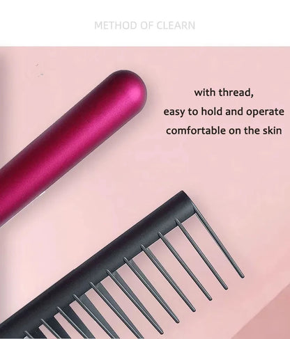 Nouvelle brosse à cheveux pour femmes 👩‍🦱✨ Brosse à coussin d’air pour massage du cuir chevelu, idéale pour démêler les cheveux mouillés ou bouclés 💆‍♀️ Parfaite pour le coiffage et le lissage en salon ou à la maison 💖