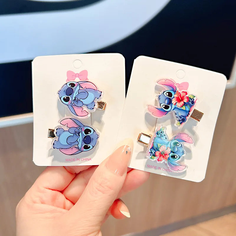 Barrette pour filles Lilo & Stitch 🎀 – Accessoire cheveux mignon aux couleurs bonbon 🍬, style cartoon pour enfants 👧. Parfait comme bijou de cheveux.