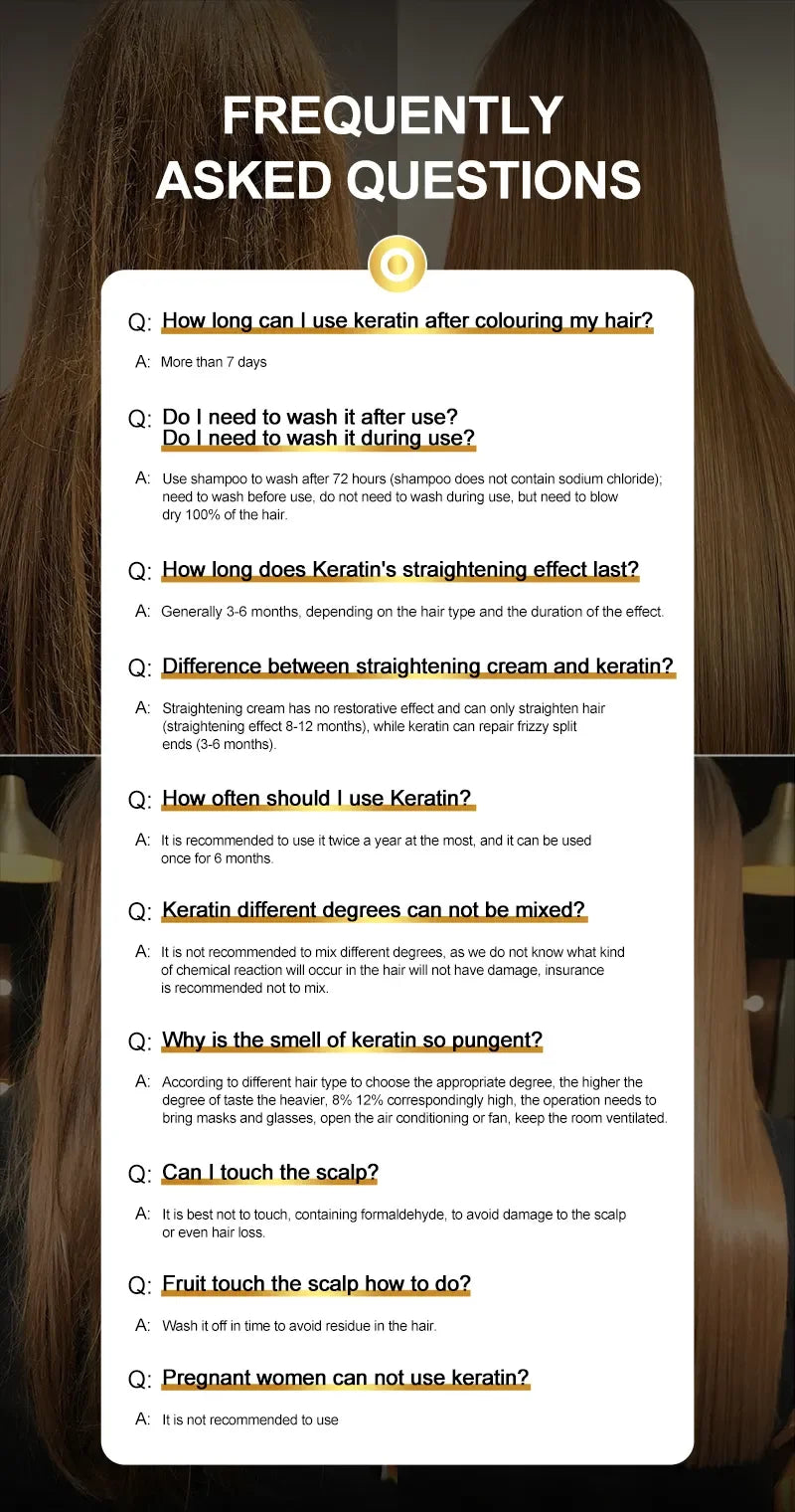 PURC Crème Lissante pour Cheveux Bouclés – Traitement à la Kératine Brésilienne Professionnel 12% à la Lavande, Soin Lissant et Nourrissant pour Salon