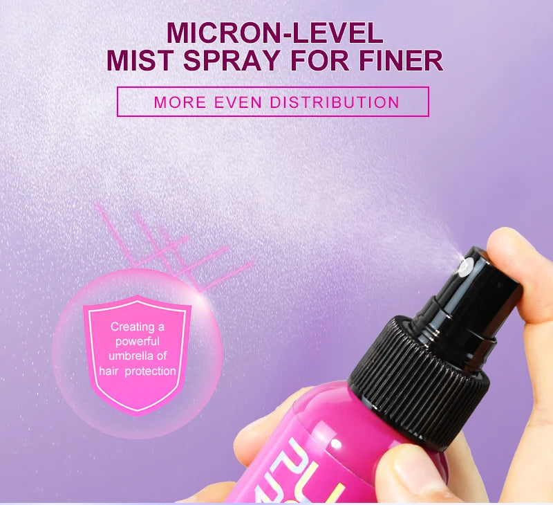 PURC Heat Protection Spray Smoothing Anti Frizz Dry Hair Scalp Treatment Hair Care Products for Women