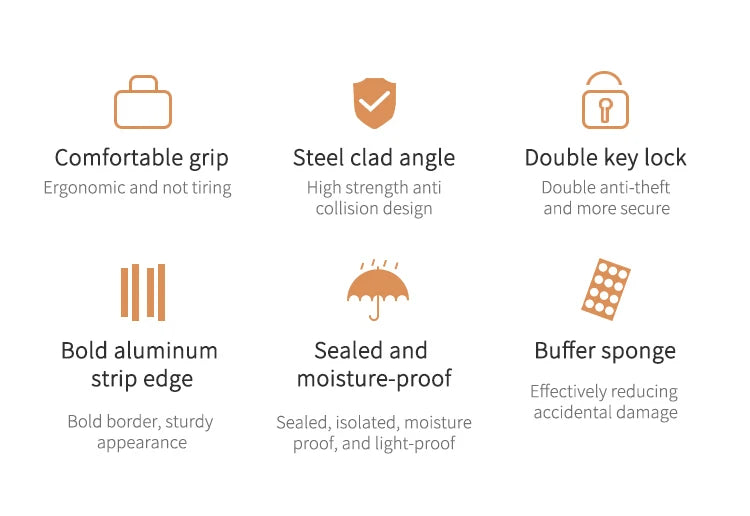 Malette de maquillage en alliage d’aluminium, idéale pour ranger les outils de pédicure. Boîte cosmétique portable avec poignée, parfaite pour organiser et transporter votre maquillage.
