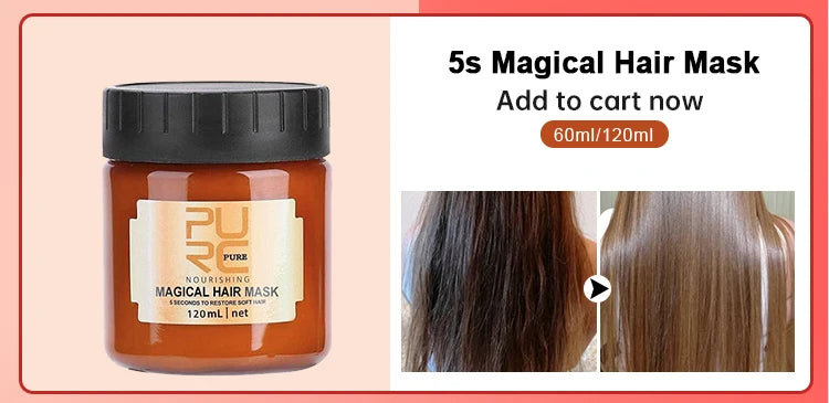 Traitement Lissant à la Kératine PURC 1000ml – Soin Professionnel Brésilien pour Cheveux Bouclés et F