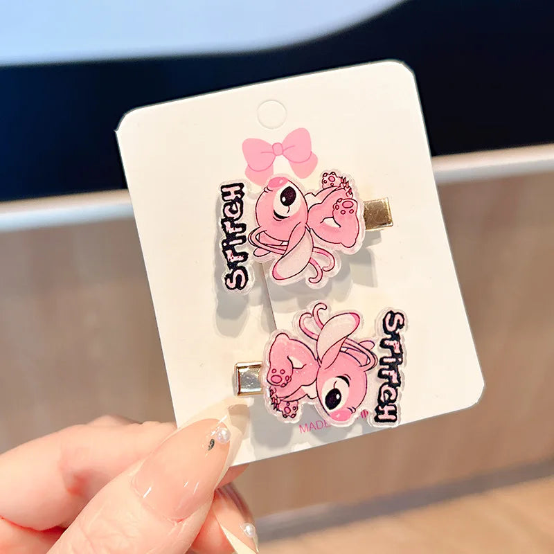 Barrette pour filles Lilo & Stitch 🎀 – Accessoire cheveux mignon aux couleurs bonbon 🍬, style cartoon pour enfants 👧. Parfait comme bijou de cheveux.