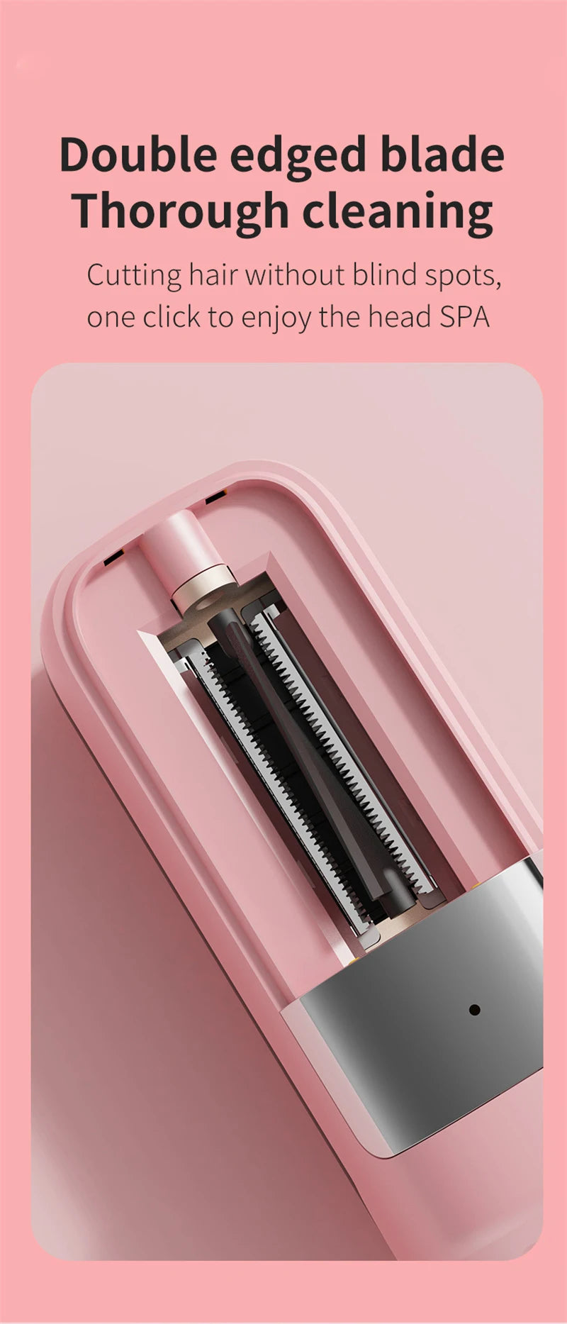 Hair ends Trimmer Split Remover Dry Damaged Brittle Professional Automatic Trim Split for Women Cordless Hair cutting machine
