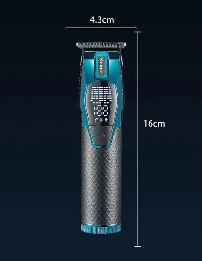 Tondeuse Kemei Professionnelle – Tondeuse rechargeable pour cheveux et barbe 0 mm, sans fil, modèle KM-8559
