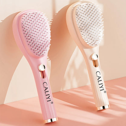 brosse magique télescopique CALIYI – Brosse à cheveux portable anti-statique, ne colle pas aux cheveux, idéale pour un coiffage volumineux ✨💆‍♀️