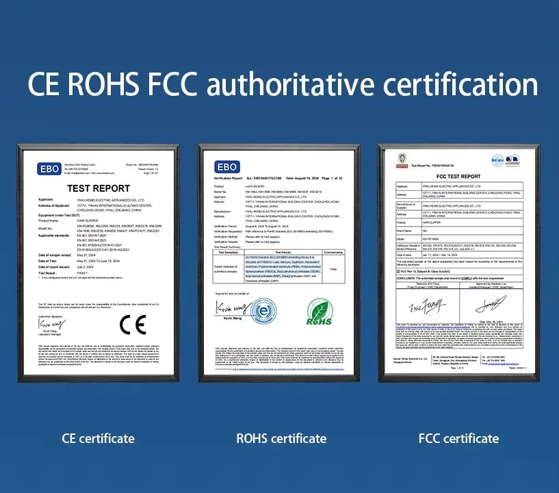 Tondeuse Kemei Professionnelle – Tondeuse rechargeable pour cheveux et barbe 0 mm, sans fil, modèle KM-8559