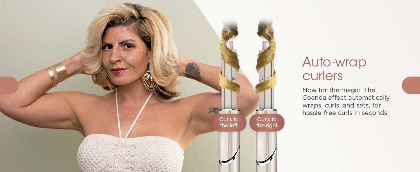 Sèche-cheveux et styler Shark FlexStyle HD430 💨✨ Système ionique négatif – brosse puissante & multi-styler avec boucleurs auto-enroulants pour un coiffage rapide et soyeux.