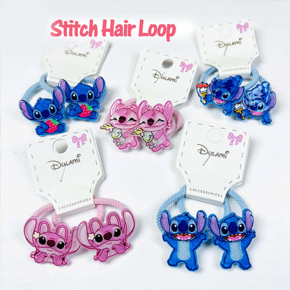 1/5/10 pcs Bandeaux cheveux Disney Lilo & Stitch 🎀 – Élastiques et pinces à cheveux kawaii en forme de Stitch 🩵 Accessoires mignons pour filles, parfaits comme cadeau ou jouet !
