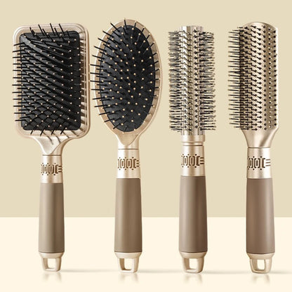 Brosse à cheveux CALIYI à coussin d’air 💆‍♀️ Brosse de massage du cuir chevelu – Démêlante, antistatique et idéale pour le salon ou le SPA ✨ Forme ovale et ronde, parfaite pour un coiffage doux et sans frisottis 💖