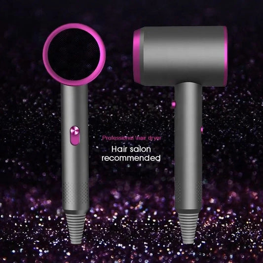 Sèche-cheveux professionnel avec technologie ionique et protection thermique, idéal pour la maison, l’hôtel et les voyages — utilisation domestique et hôtelière.