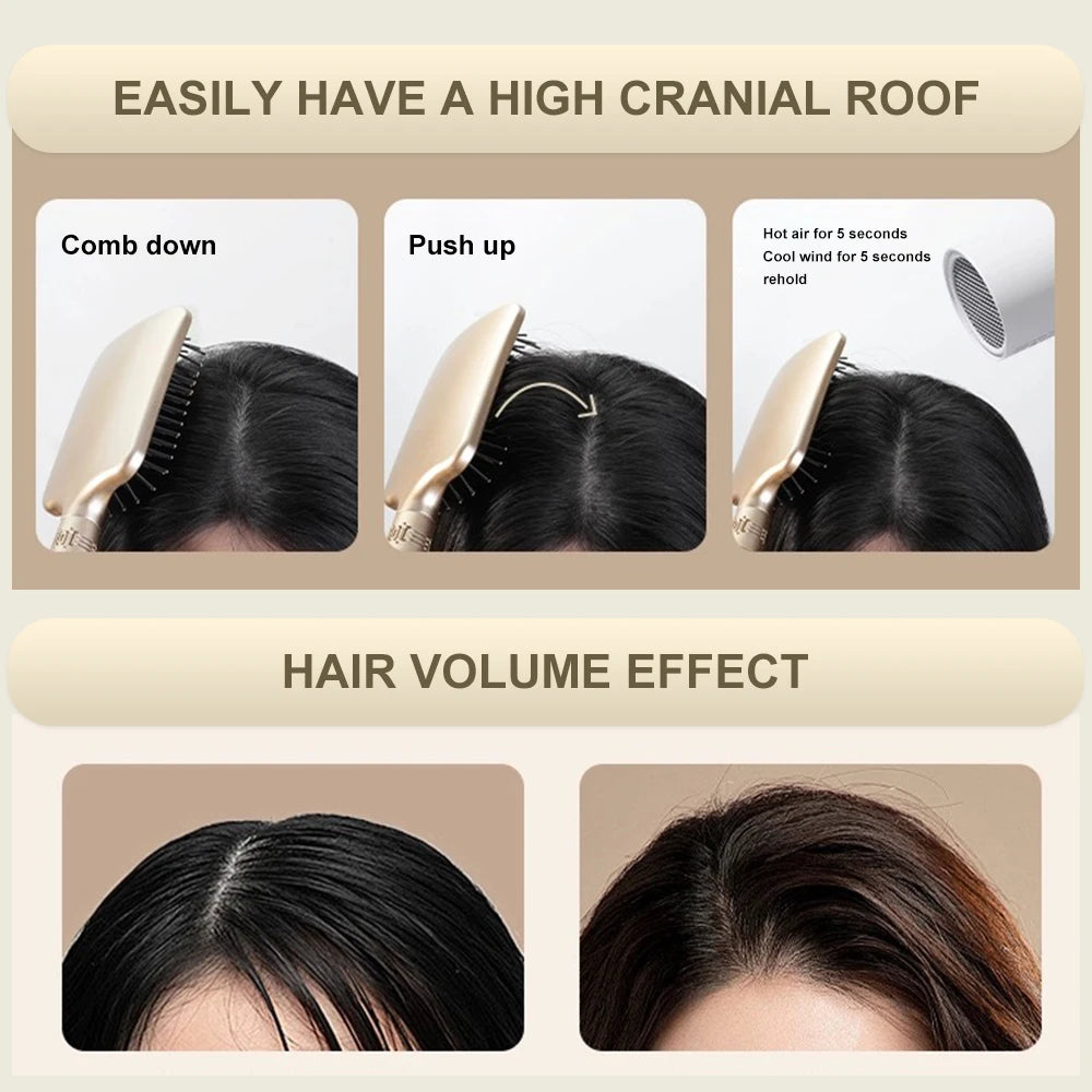 Brosse à cheveux CALIYI à coussin d’air 💆‍♀️ Brosse de massage du cuir chevelu – Démêlante, antistatique et idéale pour le salon ou le SPA ✨ Forme ovale et ronde, parfaite pour un coiffage doux et sans frisottis 💖