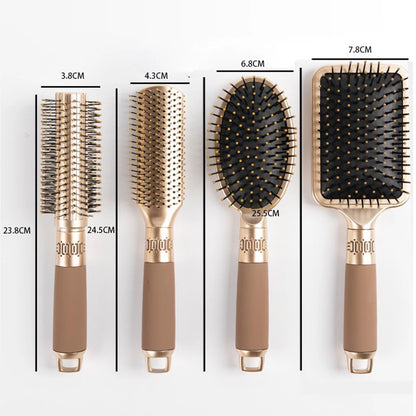 Brosse à cheveux CALIYI à coussin d’air 💆‍♀️ Brosse de massage du cuir chevelu – Démêlante, antistatique et idéale pour le salon ou le SPA ✨ Forme ovale et ronde, parfaite pour un coiffage doux et sans frisottis 💖