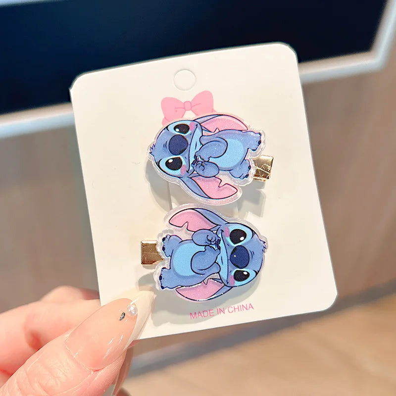 Barrette pour filles Lilo & Stitch 🎀 – Accessoire cheveux mignon aux couleurs bonbon 🍬, style cartoon pour enfants 👧. Parfait comme bijou de cheveux.