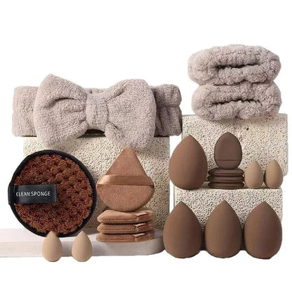Ensemble beauté 33 pièces 💄✨
Kit de maquillage complet comprenant des éponges de différentes tailles pour une application parfaite du maquillage et un démaquillage en douceur.