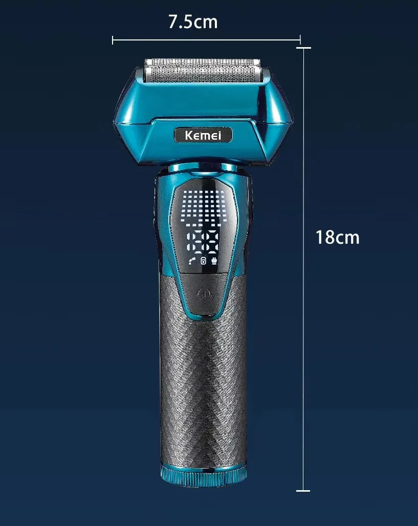 Tondeuse Kemei Professionnelle – Tondeuse rechargeable pour cheveux et barbe 0 mm, sans fil, modèle KM-8559
