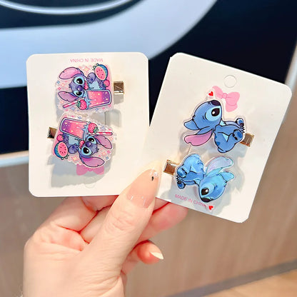 Barrette pour filles Lilo & Stitch 🎀 – Accessoire cheveux mignon aux couleurs bonbon 🍬, style cartoon pour enfants 👧. Parfait comme bijou de cheveux.