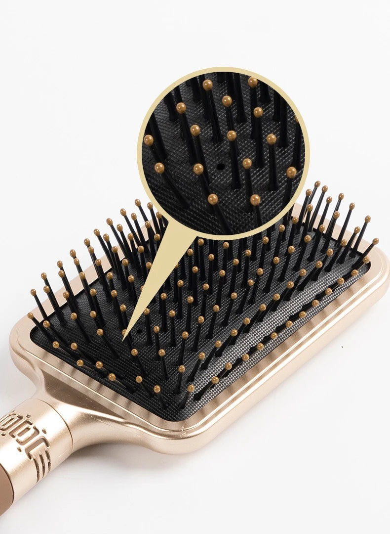 Brosse à cheveux CALIYI à coussin d’air 💆‍♀️ Brosse de massage du cuir chevelu – Démêlante, antistatique et idéale pour le salon ou le SPA ✨ Forme ovale et ronde, parfaite pour un coiffage doux et sans frisottis 💖