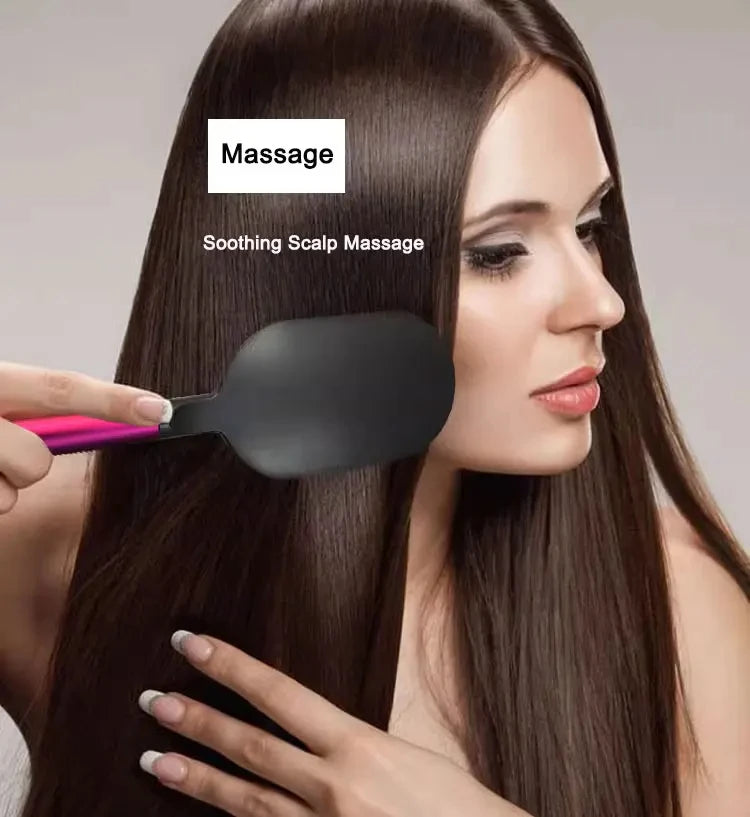 Nouvelle brosse à cheveux pour femmes 👩‍🦱✨ Brosse à coussin d’air pour massage du cuir chevelu, idéale pour démêler les cheveux mouillés ou bouclés 💆‍♀️ Parfaite pour le coiffage et le lissage en salon ou à la maison 💖