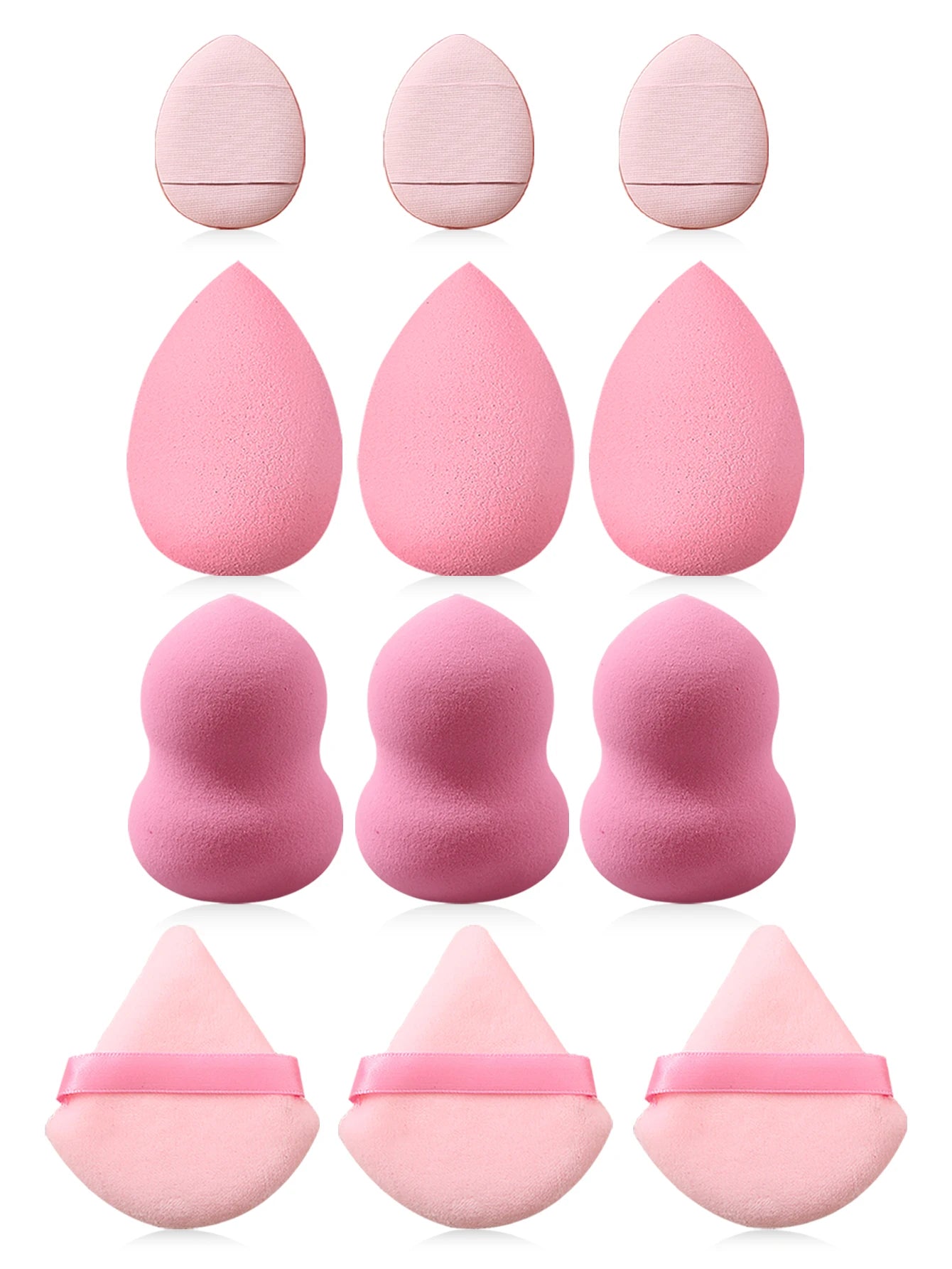 Kit complet beauté 29 pièces ✨ Inclut 13 pinceaux maquillage, 12 éponges, une brosse nettoyante visage, un serre-tête et des poignets anti-gouttes 💖💄🧽🧖‍♀️