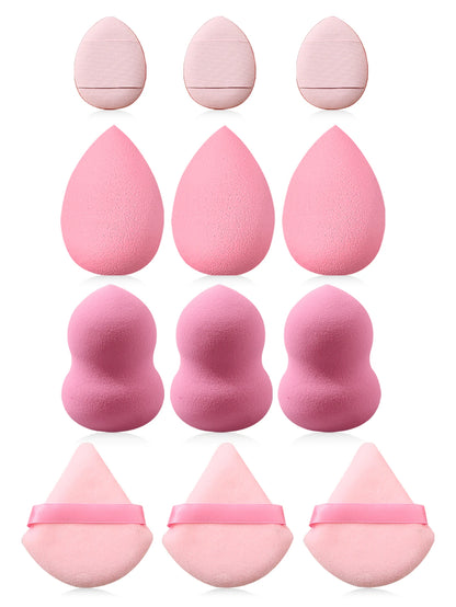 Kit complet beauté 29 pièces ✨ Inclut 13 pinceaux maquillage, 12 éponges, une brosse nettoyante visage, un serre-tête et des poignets anti-gouttes 💖💄🧽🧖‍♀️