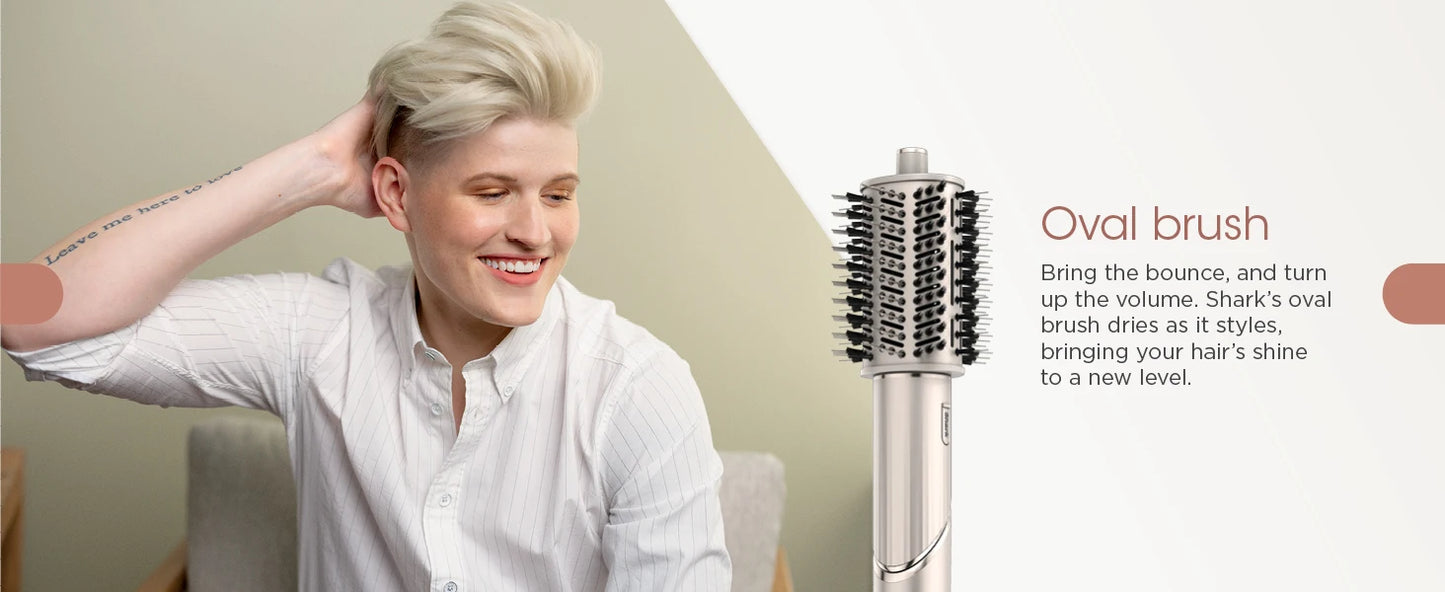 Sèche-cheveux et styler Shark FlexStyle HD430 💨✨ Système ionique négatif – brosse puissante & multi-styler avec boucleurs auto-enroulants pour un coiffage rapide et soyeux.