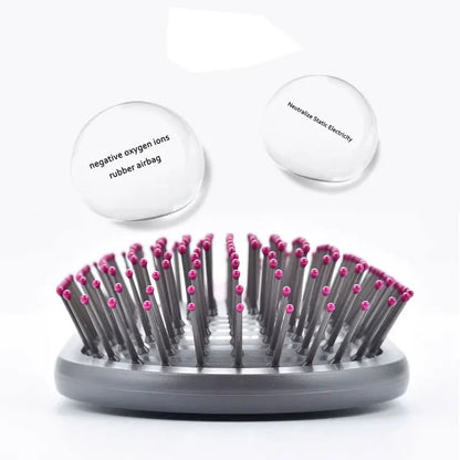 Nouvelle brosse à cheveux pour femmes 👩‍🦱✨ Brosse à coussin d’air pour massage du cuir chevelu, idéale pour démêler les cheveux mouillés ou bouclés 💆‍♀️ Parfaite pour le coiffage et le lissage en salon ou à la maison 💖